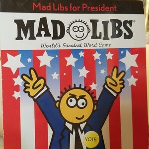 Mad LIBS for President Homeschool Educational Game, History, Stocking Stuffers